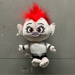 Disney Plush Toy with Red Hair and Black Outfit